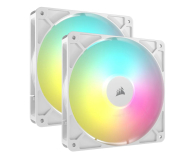 Wentylator do komputera CORSAIR RS140 ARGB White Dual Pack 2x140mm CO-9050187-WW